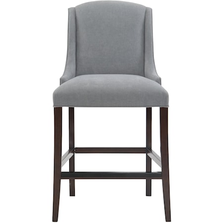 Slope Fabric Bar Stool